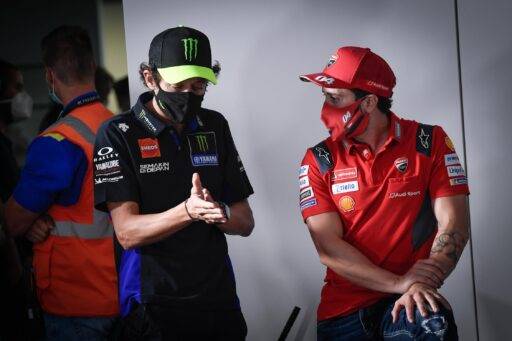 rossi dovizioso problemas motogp