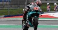 Fabio Quartararo pilotando la Yamaha durante el Gran Premio de Austria de MotoGP