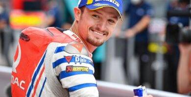 Jack Miller en el parque cerrado tras la carrera de MotoGP del Gran Premio de Austria