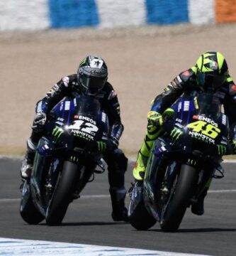 Los pilotos de Yamaha en el GP de Andalucía