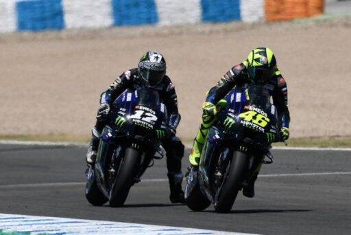 Los pilotos de Yamaha en el GP de Andalucía