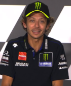 Valentino Rossi en la rueda de prensa del GP de Estiria