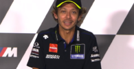 Valentino Rossi en la rueda de prensa del GP de Estiria