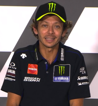 Valentino Rossi en la rueda de prensa del GP de Estiria