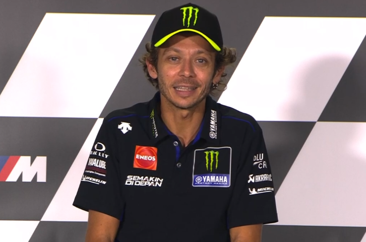 Valentino Rossi en la rueda de prensa del GP de Estiria