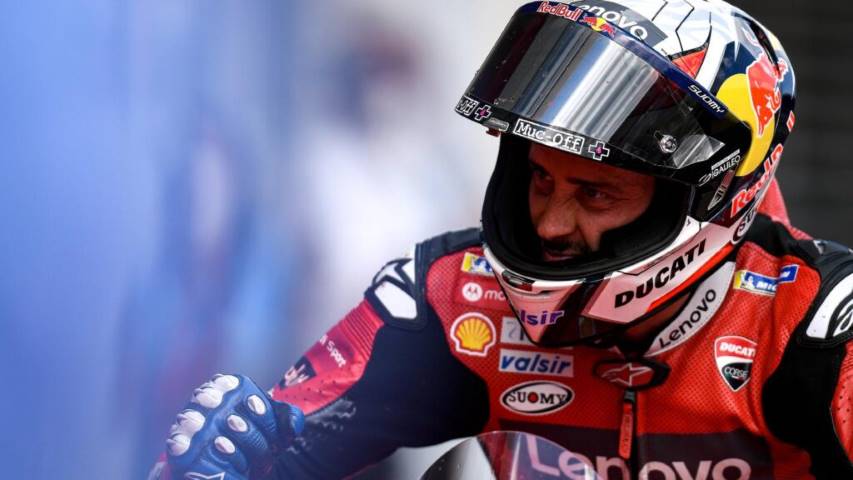 Andrea Dovizioso en su victoria en el GP de Austria