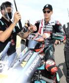 Fabio Quartararo en la parrilla de salida del Gran Premio de la Emilia Romagna de MotoGP
