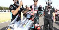 Fabio Quartararo en la parrilla de salida del Gran Premio de la Emilia Romagna de MotoGP