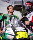 Cal Crutchlow en la parrilla de salida de la carrera de MotoGP