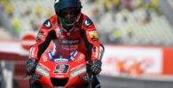 Petrucci con la Ducati este fin de semana durante el Gran Premio de San Marino de MotoGP