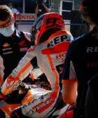 Marc Márquez se recupera con una "armadura"