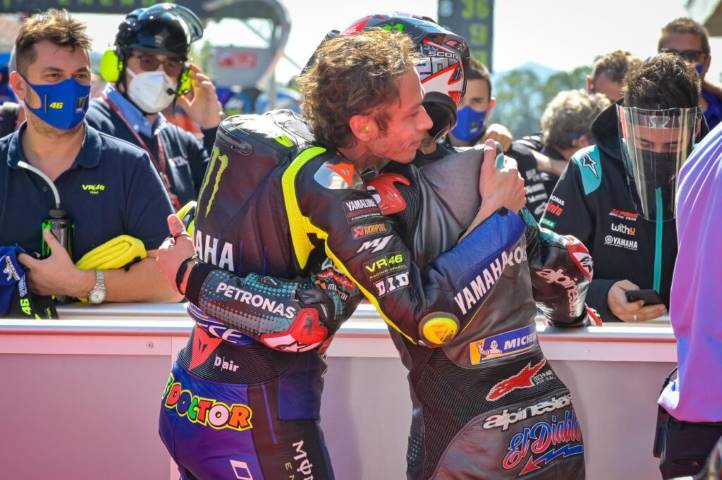 Valentino Rossi y Fabio Quartararo