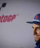 Álex Rins durante la rueda de prensa del Gran Premio de Teruel de MotoGP