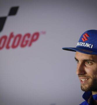 Álex Rins durante la rueda de prensa del Gran Premio de Teruel de MotoGP