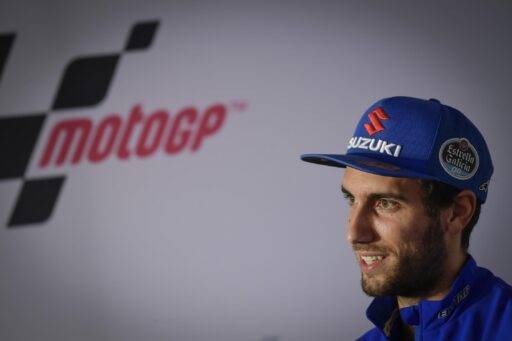 Álex Rins durante la rueda de prensa del Gran Premio de Teruel de MotoGP