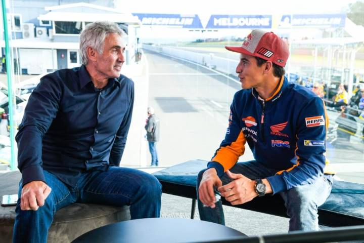 Mick Doohan y Marc Márquez