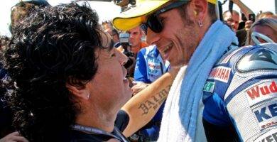 maradona, rossi, motogp
