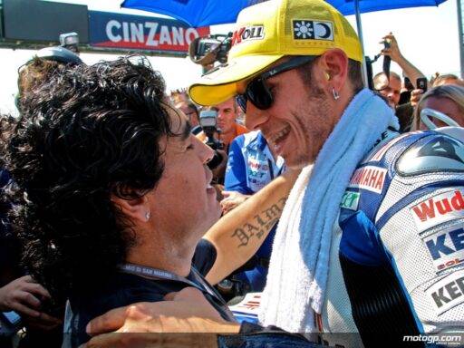 maradona, rossi, motogp