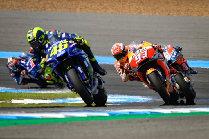 MotoGP Rossi Márquez Rossi y Márquez en MotoGP todavía en duda