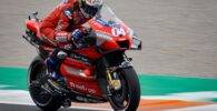 Andrea Dovizioso durante los entrenamientos libres de MotoGP del Gran Premio de Europa