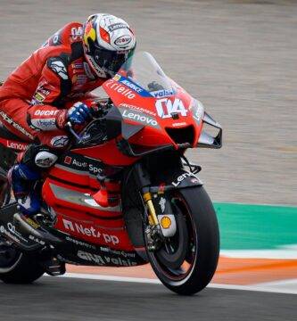 Andrea Dovizioso durante los entrenamientos libres de MotoGP del Gran Premio de Europa