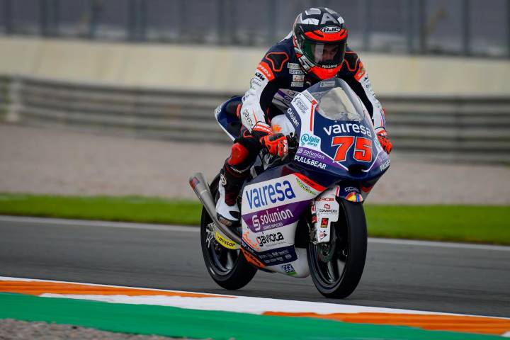 Arenas en el circuito Ricardo Tormo