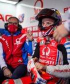Jack Miller en el box del Pramac Ducati