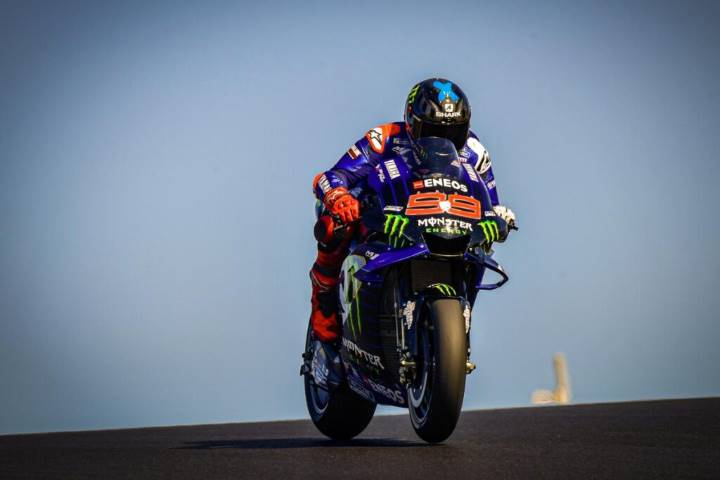 Jorge Lorenzo en los test de Portimao