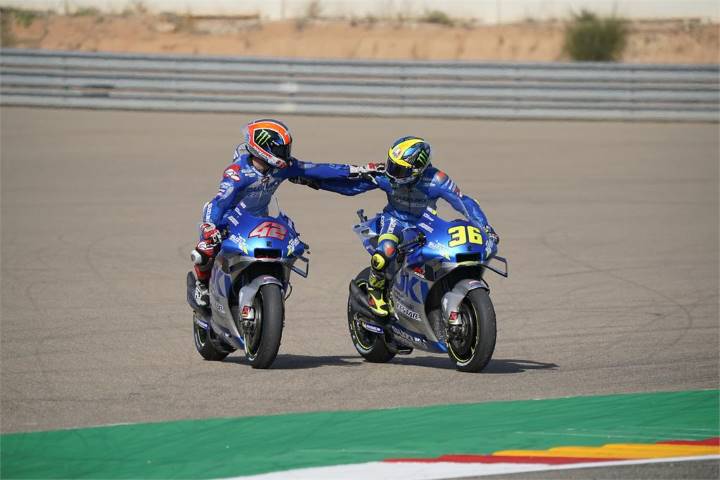 Joan Mir y Álex Rins