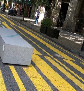 Foto de un bloque de hormigón en Barcelona