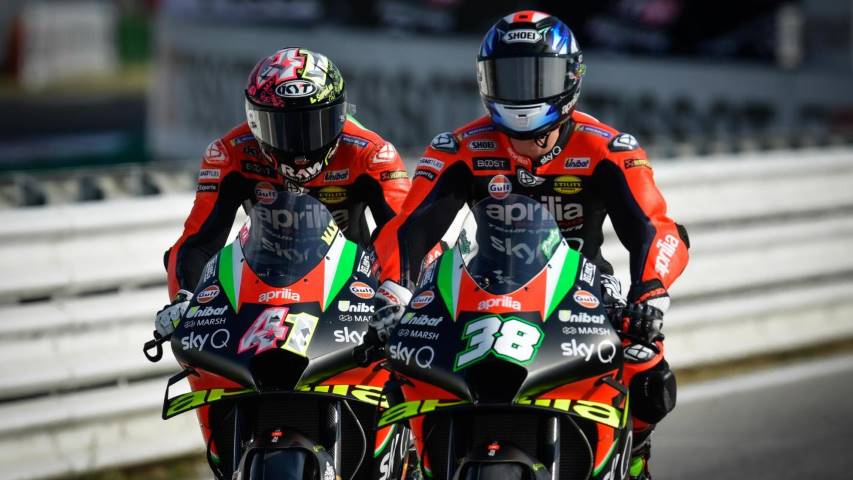 Aprilia equipo