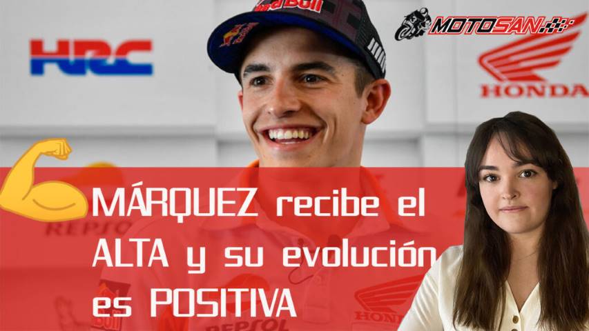 Marc Marquez recibe el alta y sale del hospital