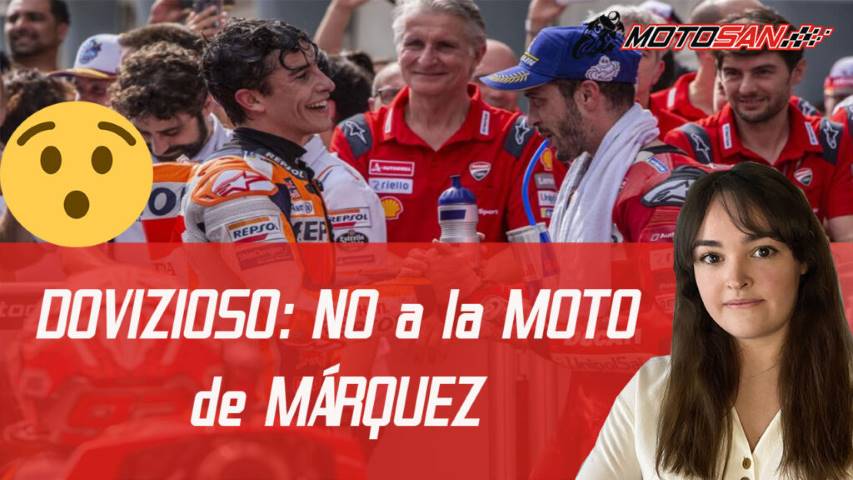 Dovizioso dice no a sustituir a Marquez