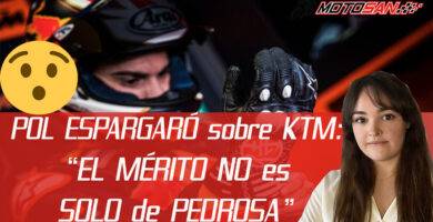Pol Espargaro habla sobre Dani Pedrosa