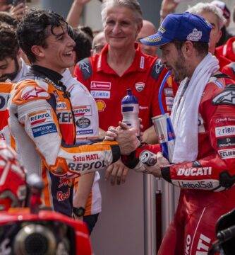 Dovizioso Márquez Battistella