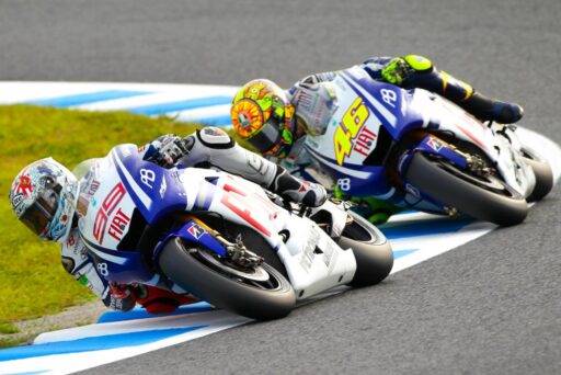 Jorge Lorenzo y Valentino Rossi