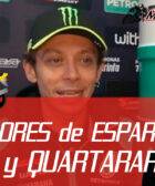PRIMERAS IMÁGENES de ROSSI, QUARTARARO y ESPARGARÓ con los colores de MotoGP 2021