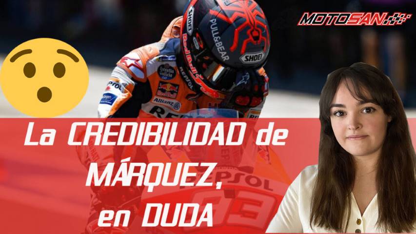 Marc Márquez saliendo de boxes en su Honda
