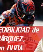 Marc Márquez saliendo de boxes en su Honda