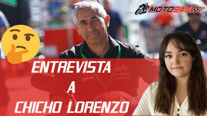 Chicho Lorenzo en una entrevista a Motosan