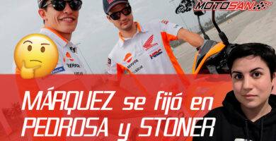 Marc Márquez se fijó en Dani Pedrosa y Casey Stoner en su llegada a Honda en 2013