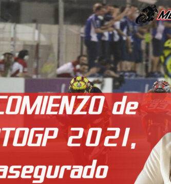 el comienzo de motogp