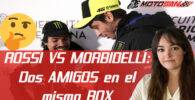 Franco Morbidelli y Valentino Rossi