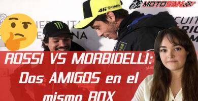 Franco Morbidelli y Valentino Rossi