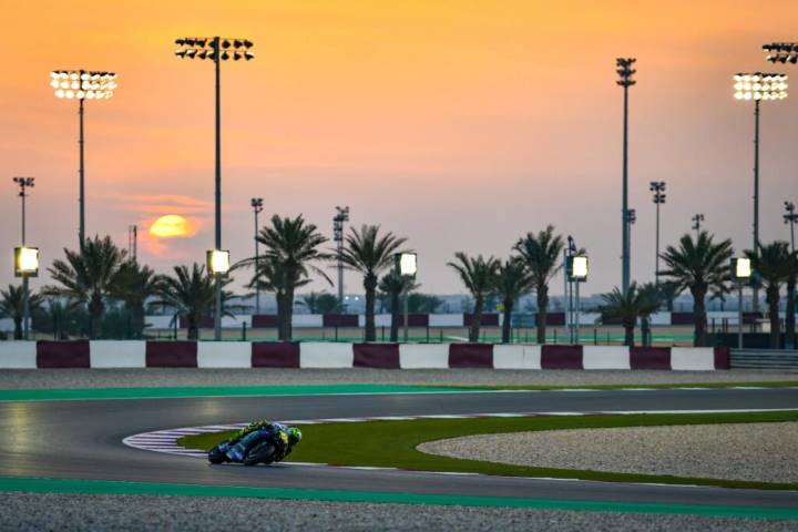 qatar test, motogp, rossi