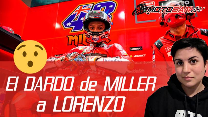 MILLER lanza un DARDO a LORENZO tras sus COMENTARIOS en redes sociales