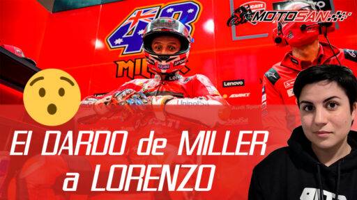 MILLER lanza un DARDO a LORENZO tras sus COMENTARIOS en redes sociales