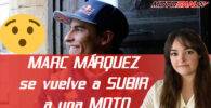 marc marquez se sube a una moto