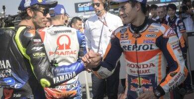 Carmelo Ezpeleta Valentino Rossi Marc Márquez MotoGP Qatar
