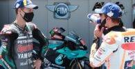 Quartararo: "Ver que Márquez vuelve es algo bueno"